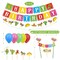 3 PCS Mexican Happy Birthday Banner Cinco De Mayo Decoration Fiesta Party Decoration Mexico Birthday Themed Decor Fiesta Taco Mexican Photo Booth Background Birthday Banner Party Supplies
